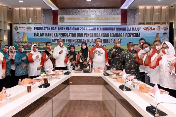 Puncak Peringatan HAN, Edy Rahmayadi Minta Semua Pihak Lindungi Anak dari Kekerasan dan diskriminasi